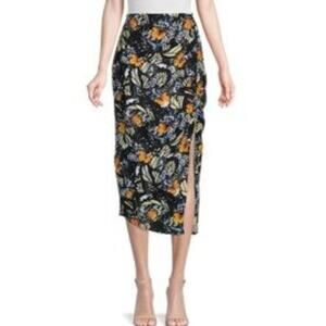 Area Stars Butterfly Skirt rouched side Forest fairy Grunge Boho Fairycore